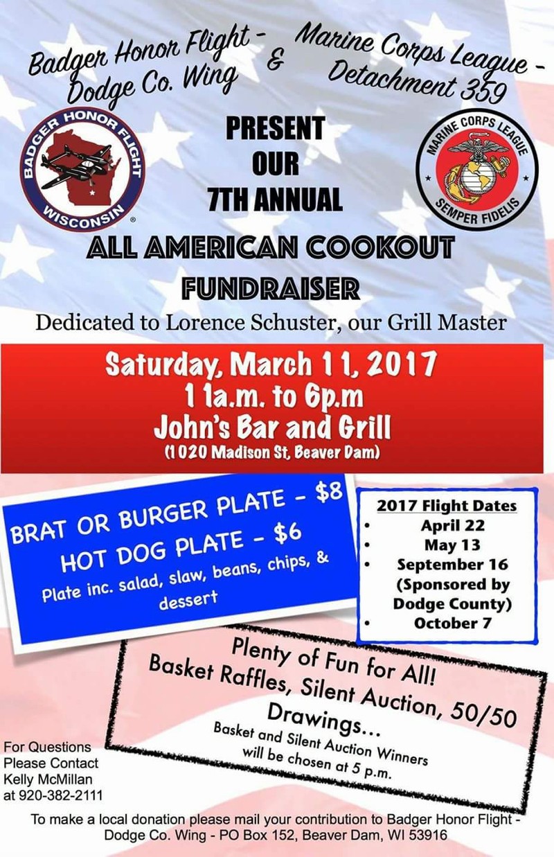 7th Annual All American Cookout @ John's Bar and Grill |  |  | 