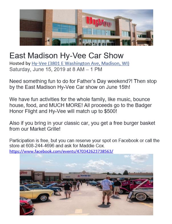 East Madison HyVee Car Show