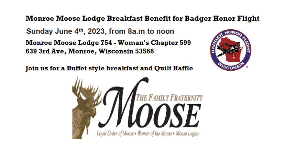 Monroe Moose Lodge Benefit